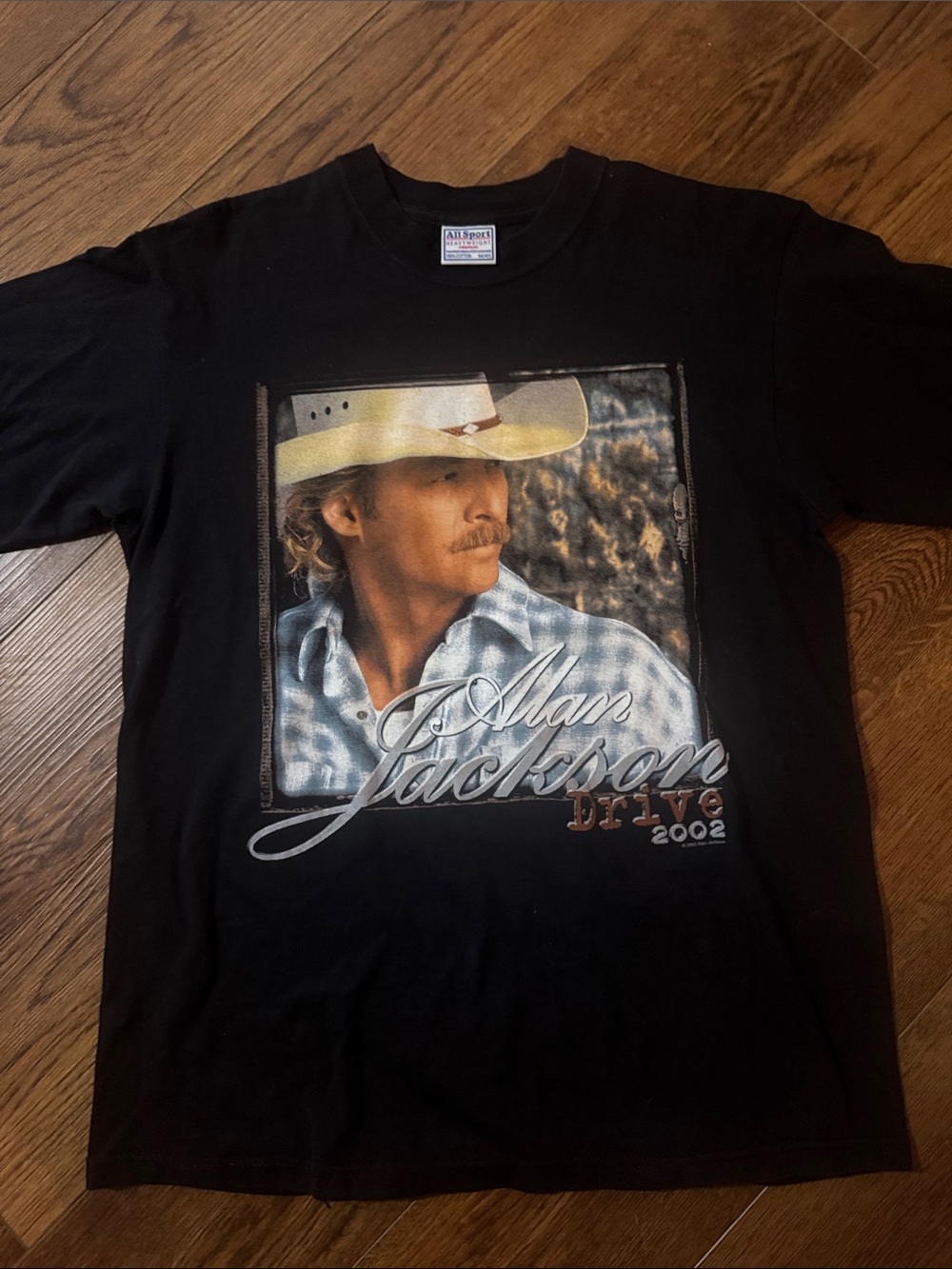 Vintage Alan Jackson 2002 Tour Graphic Tee - Medium